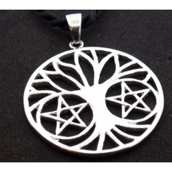 Double Pentacle Tree of Life Pendant